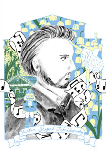 a portrait of Peter Ilyich Tchaikovsky