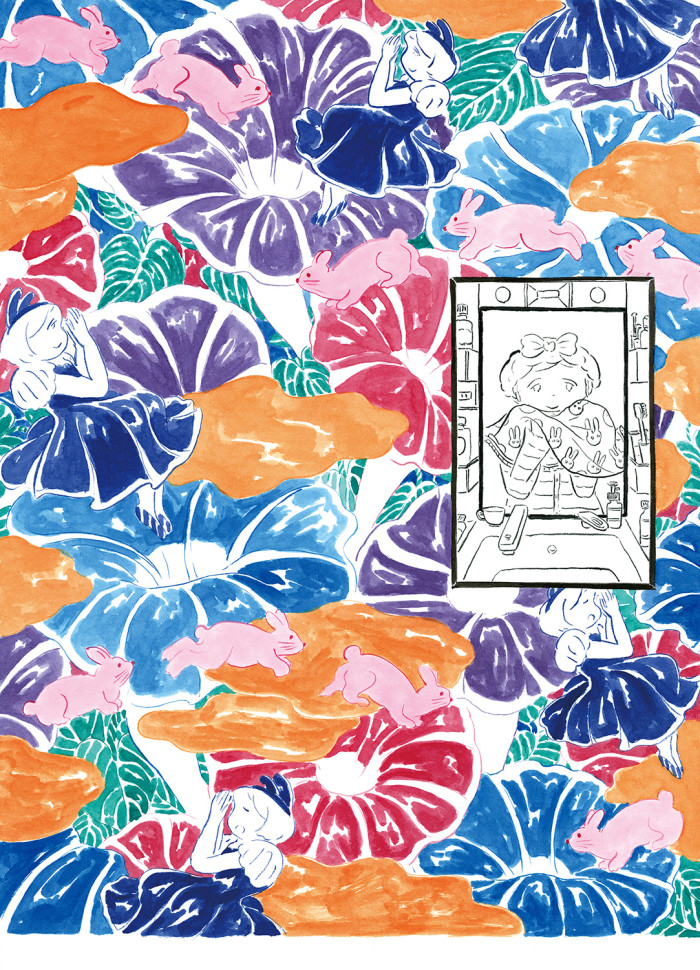 花と生活#13朝顔と洗顔