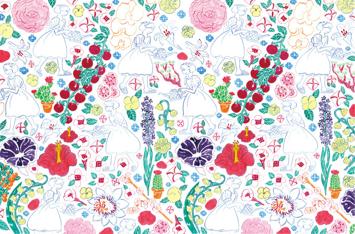花と生活表紙illust
