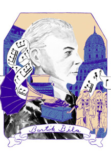 a portrait of Bartok Bela